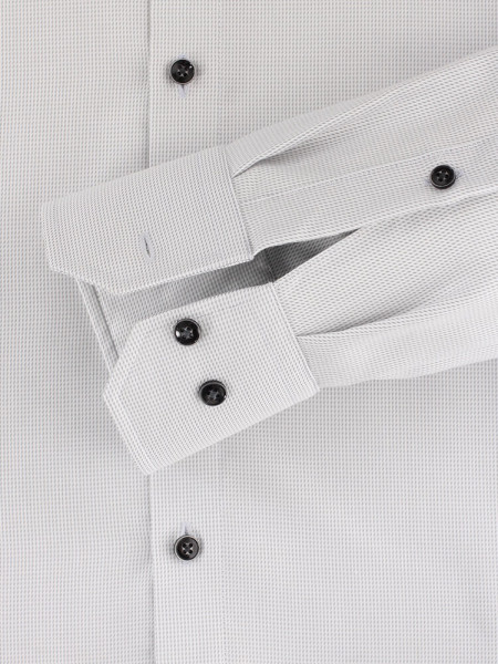 VENTI Regular Fit Camicia Grigio chiaro Kent Struktur - Vista 2