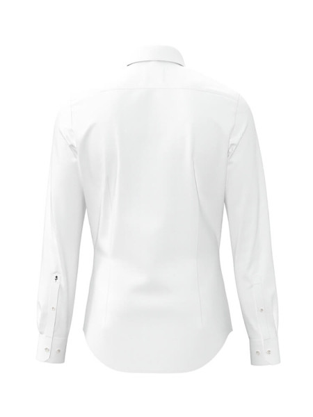 SEIDENSTICKER Regular Fit Camicia Bianco Kent Struktur - Vista 1