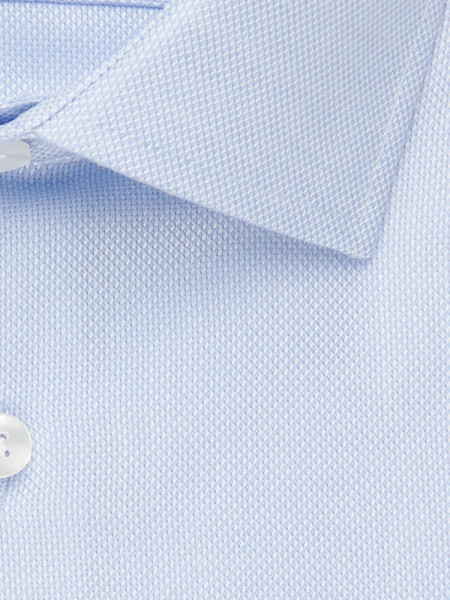 SEIDENSTICKER Regular Fit Camicia Azzurro Business Kent Struktur - Vista 3