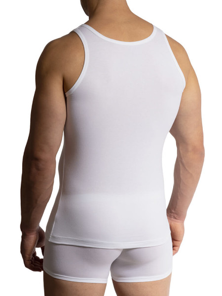 OLAF BENZ Regular Fit Bianco Feinripp