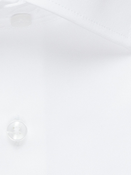 SEIDENSTICKER Extra Slim Fit Camicia Bianco Business Kent Popeline - Vista 3