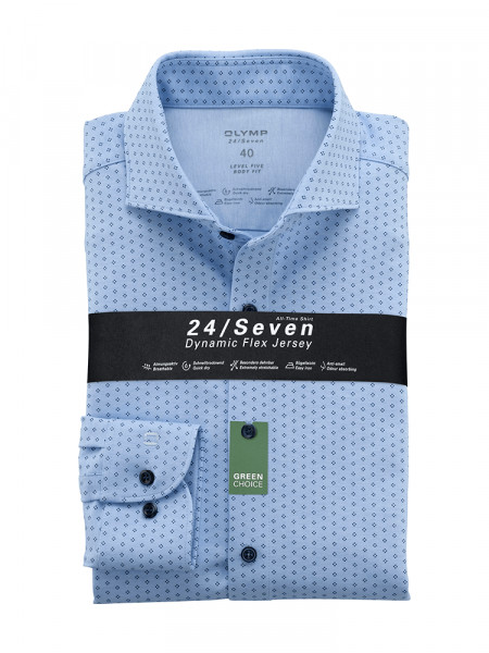 Camicia in jersey OLYMP Level Five 24/Seven body fit