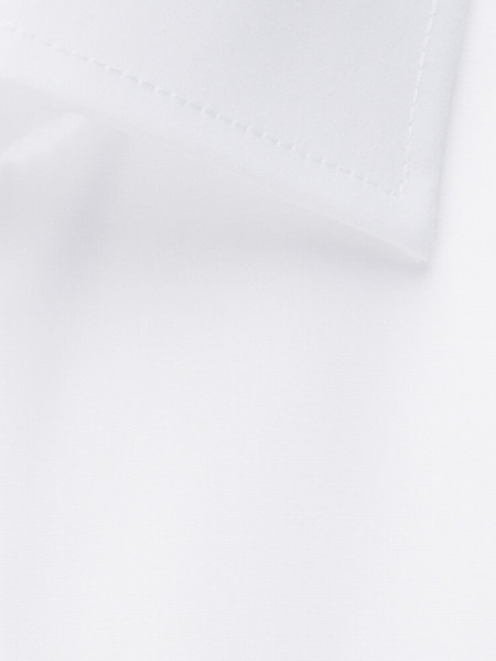 SEIDENSTICKER Slim Fit Camicia Bianco Business Kent Popeline - Vista 3