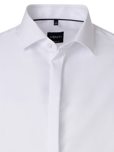 VENTI Comfort Fit Camicia Bianco Kent Popeline - Vista 1