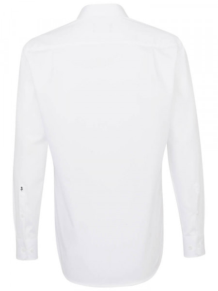 SEIDENSTICKER Regular Fit Camicia Bianco Business Kent Popeline
