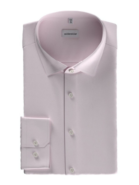 SEIDENSTICKER Regular Fit Camicia Rosé Business Kent Twill