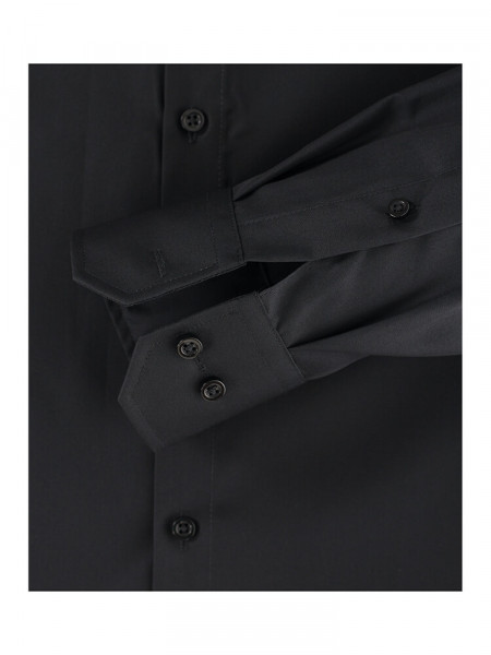 VENTI Regular Fit Camicia Nero Kent Popeline - Vista 2