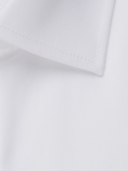 SEIDENSTICKER Slim Fit Camicia Bianco Business Kent Popeline - Vista 3