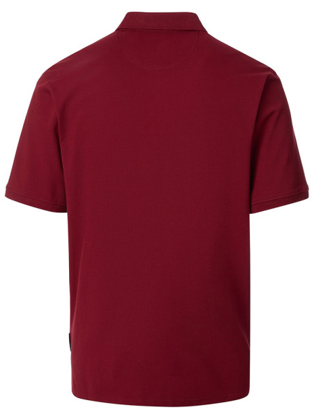 CASAMODA Polo Rosso scuro Extrafeine Qualität