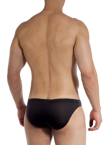 OLAF BENZ Regular Fit Nero Microfaser