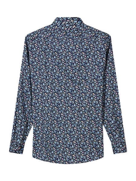 OLYMP Regular Fit Camicia Blu scuro New Kent Twill