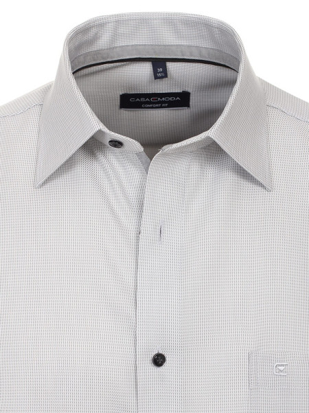 CASAMODA Comfort Fit Camicia Grigio chiaro Kent Struktur - Vista 1
