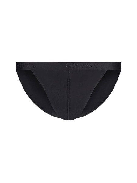 SKINY Regular Fit Nero Feinripp - Vista 1