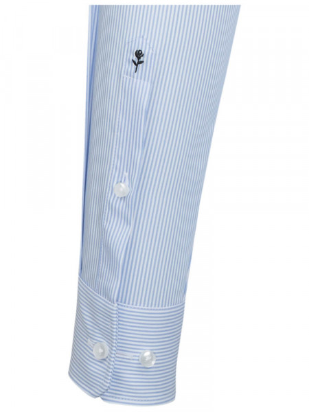 SEIDENSTICKER Slim Fit Camicia Azzurro Business Kent Office - Vista 1