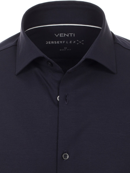 VENTI Slim Fit Camicia Blu scuro Kent Jersey - Vista 1