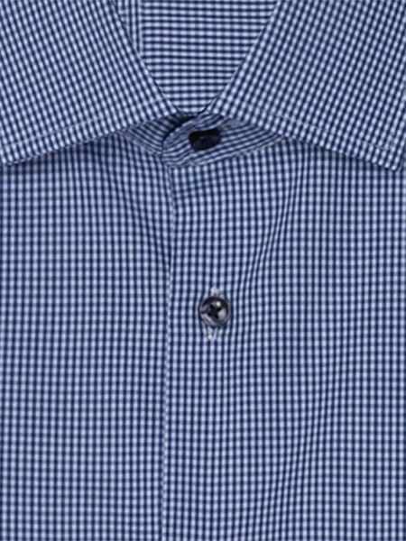 SEIDENSTICKER Regular Fit Camicia Blu medio Business Kent Popeline - Vista 1