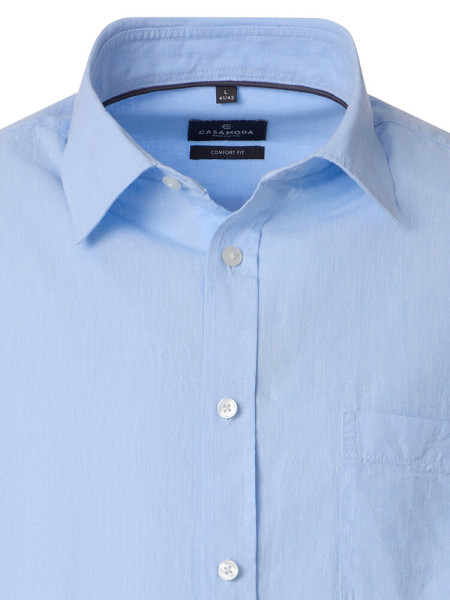CASAMODA Comfort Fit Camicia Azzurro Kent Easy Care  - Vista 1