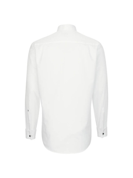 SEIDENSTICKER Regular Fit Camicia Beige chiaro Business Kent Popeline