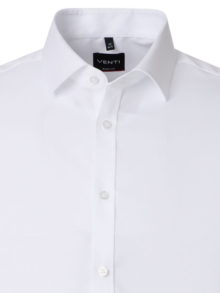 VENTI Slim Fit Camicia Bianco Kent Popeline - Vista 1