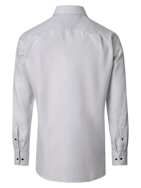 VENTI Comfort Fit Camicia Grigio chiaro Kent Struktur