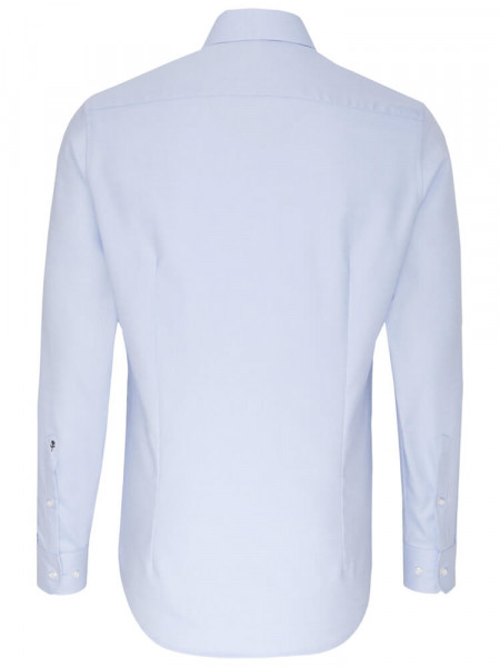 SEIDENSTICKER Tailored Fit Camicia Azzurro Business Kent Struktur