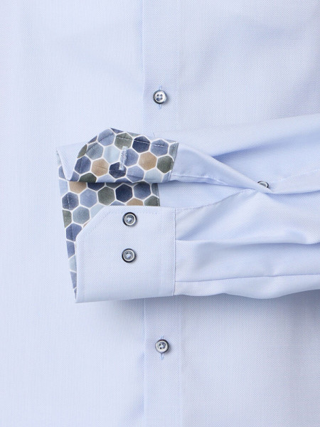 VENTI Regular Fit Camicia Azzurro Kent Popeline - Vista 2