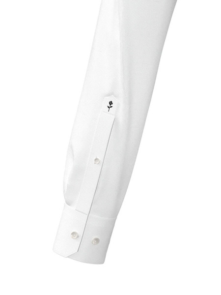 SEIDENSTICKER Regular Fit Camicia Bianco Kent Struktur - Vista 3