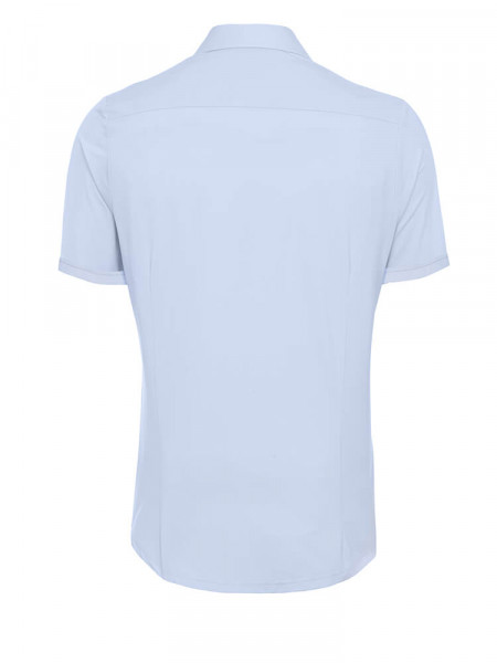 PURE Extra Slim Fit Camicia Azzurro Haifisch Jersey