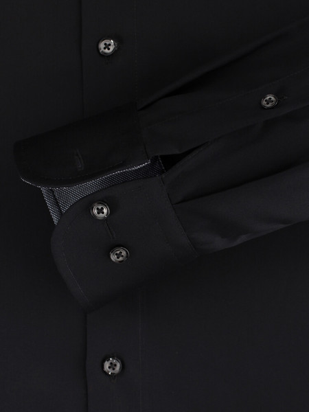 CASAMODA Regular Fit Camicia Nero Kent Easy Care  - Vista 2