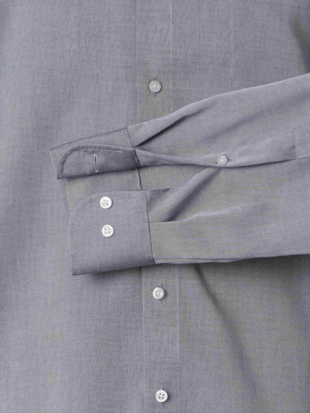 VENTI Comfort Fit Camicia Blu fumo Button-Down Fein Oxford - Vista 2