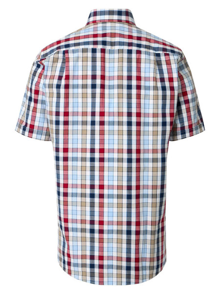 REDMOND Comfort Fit Camicia Rosso Kent Struktur
