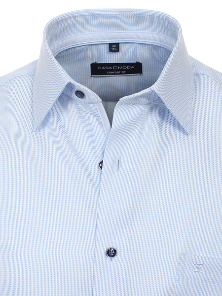 CASAMODA Comfort Fit Camicia Azzurro Kent Struktur - Vista 1