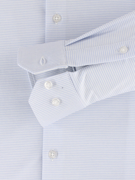 VENTI Slim Fit Camicia Azzurro Kent Jersey - Vista 2