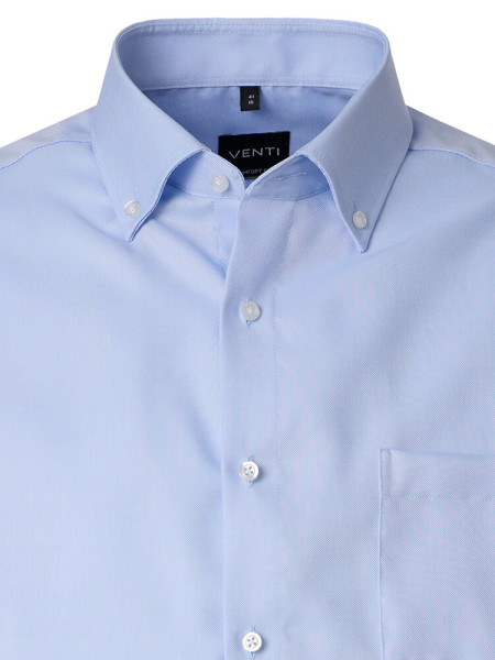 VENTI Comfort Fit Camicia Azzurro Button-Down Fein Oxford - Vista 1