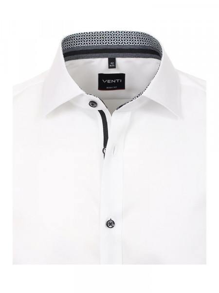 VENTI Slim Fit Camicia Bianco Kent Twill - Vista 1