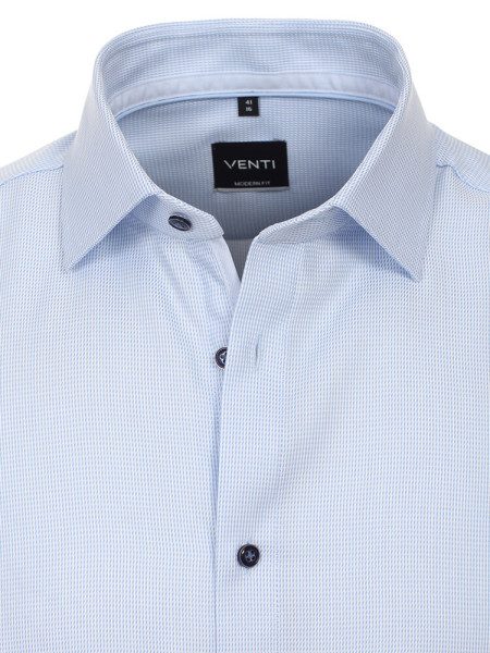 VENTI Regular Fit Camicia Azzurro Kent Struktur - Vista 1