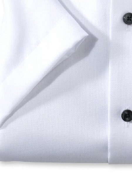 OLYMP Regular Fit Camicia Bianco Global Kent Struktur - Vista 2