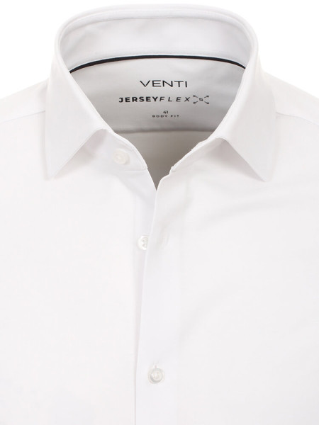 VENTI Slim Fit Camicia Bianco Kent Jersey - Vista 1