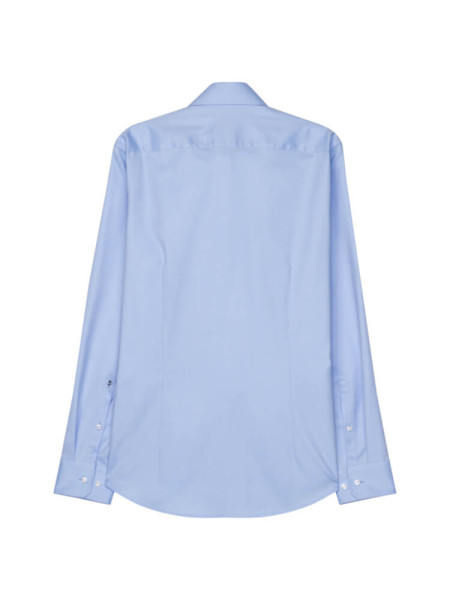SEIDENSTICKER Slim Fit Camicia Azzurro Business Kent Twill - Vista 1