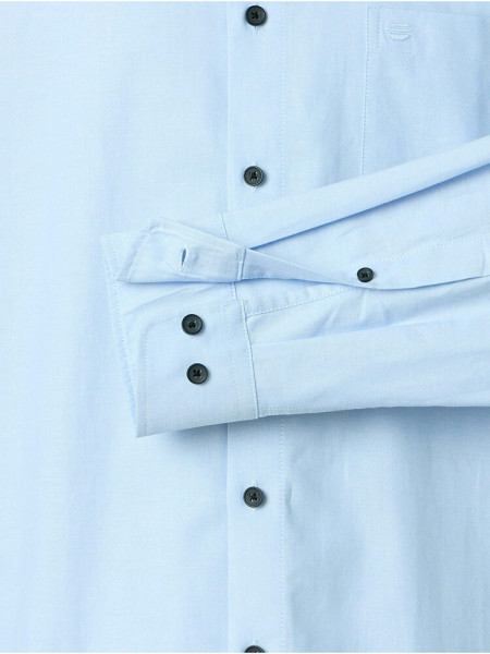 REDMOND Comfort Fit Camicia Azzurro Button-Down Fein Oxford - Vista 2