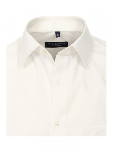 CASAMODA Comfort Fit Camicia Beige chiaro Kent Popeline - Vista 1