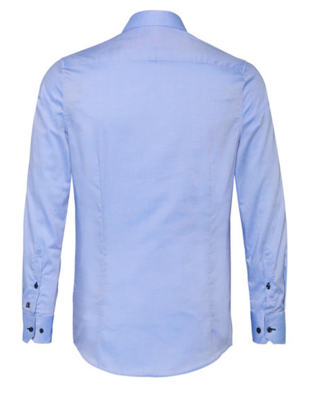 PURE Slim Fit Camicia Azzurro Haifisch Easy Care