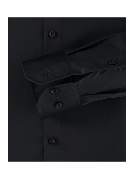 VENTI Regular Fit Camicia Nero Kent Twill - Vista 2