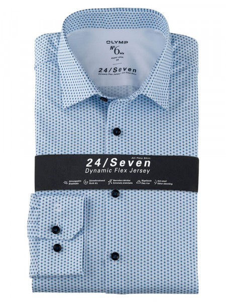 Camicia in jersey OLYMP No. Six 24/Seven super slim