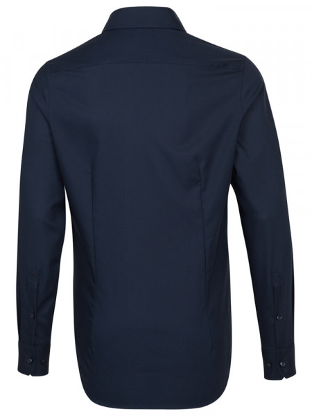 SEIDENSTICKER Tailored Fit Camicia Marino Business Kent Popeline