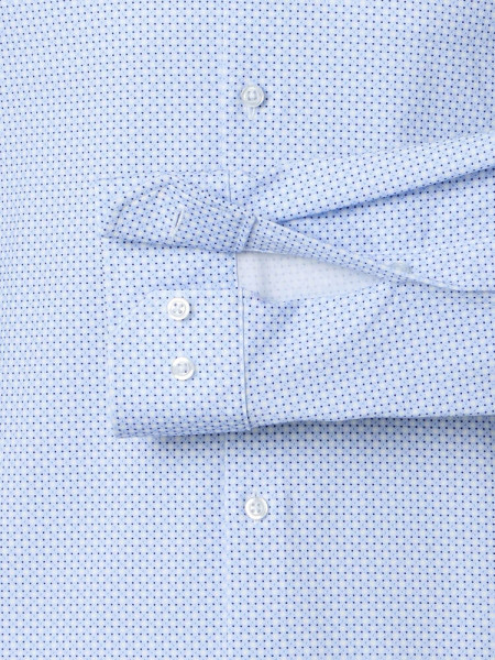 VENTI Comfort Fit Camicia Azzurro Kent Jersey - Vista 2