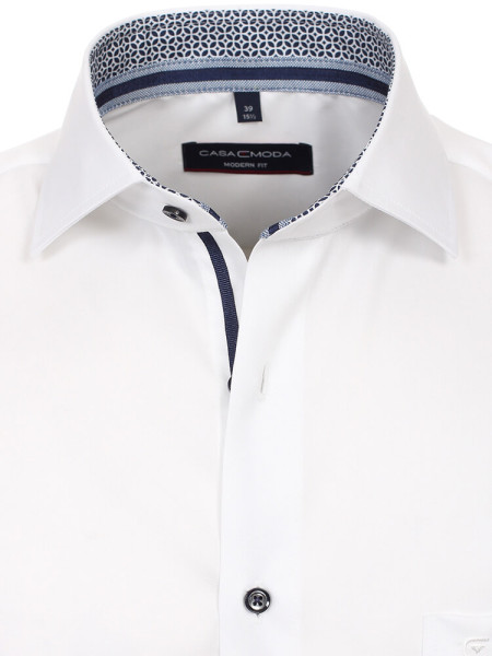 CASAMODA Regular Fit Camicia Bianco Kent Easy Care  - Vista 1