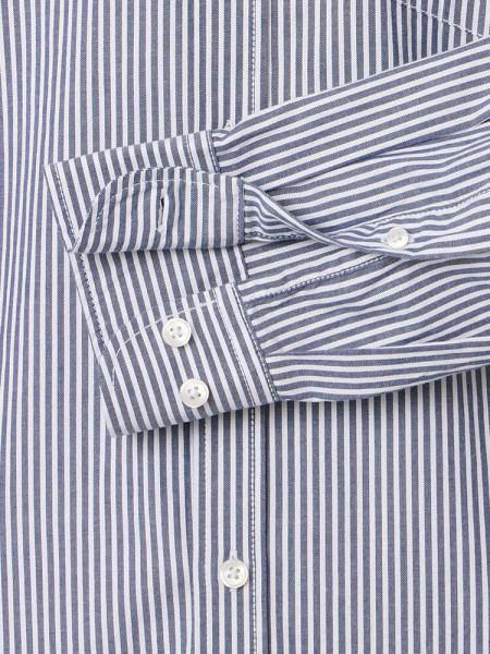 CASAMODA Regular Fit Camicia Blu scuro Button-Down Easy Care  - Vista 2