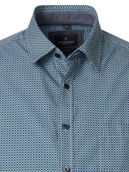 CASAMODA Regular Fit Camicia Verde Kent Easy Care  - Vista 1