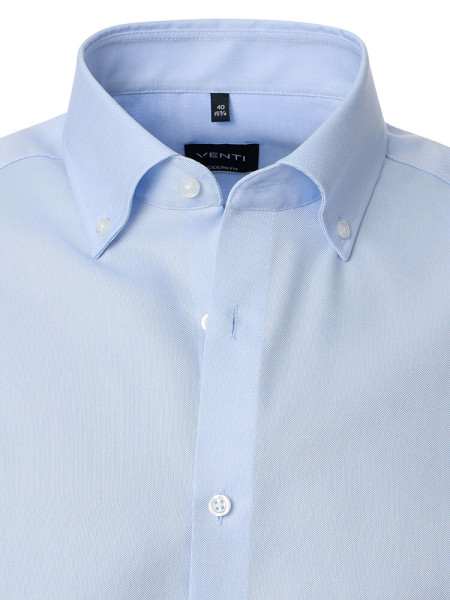 VENTI Regular Fit Camicia Azzurro Button-Down Fein Oxford - Vista 1